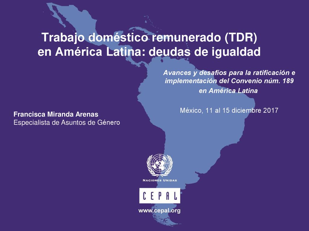 Trabajo doméstico remunerado (TDR) en América Latina: deudas de igualdad
