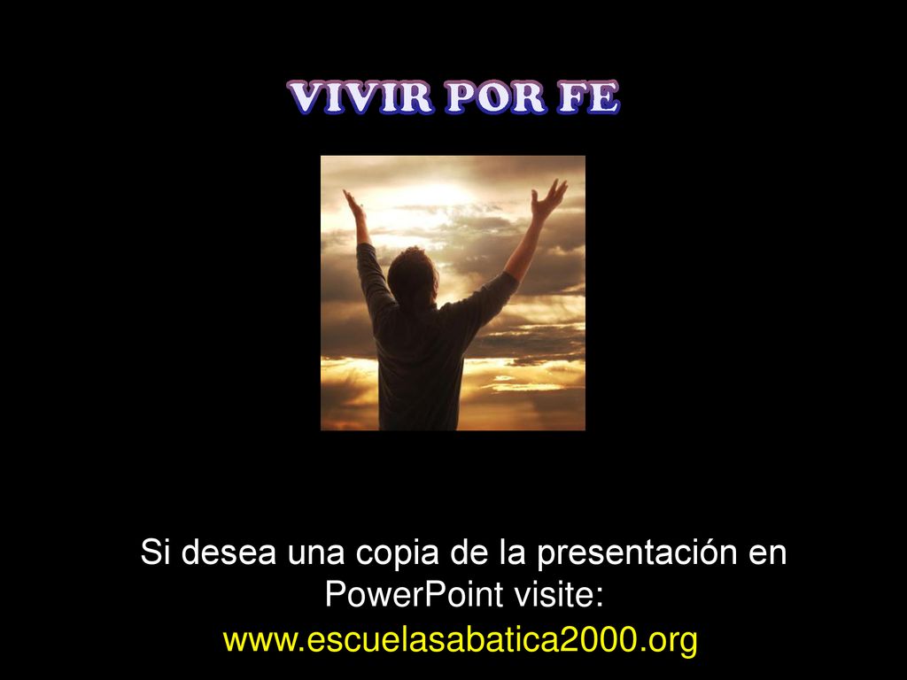 Si desea una copia de la presentación en PowerPoint visite: