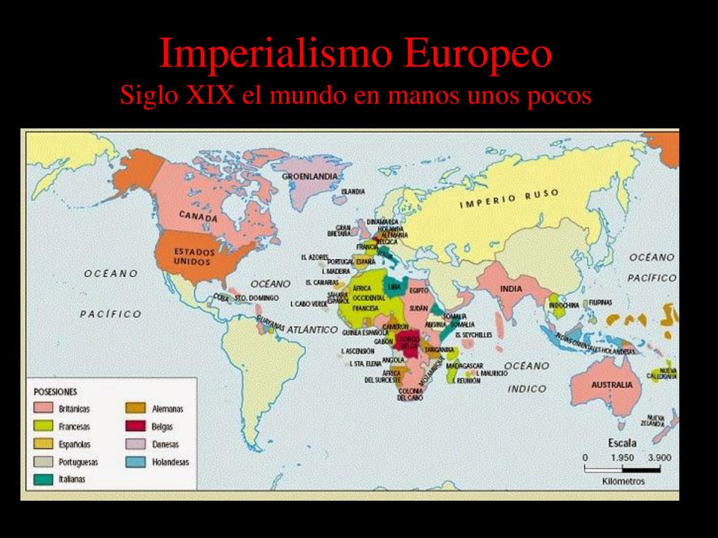 Imperialismo Europeo Siglo XIX el mundo en manos unos pocos