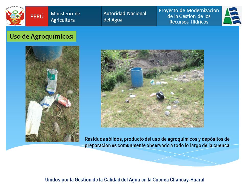 Proyecto de Modernización de la Gestión de los Recursos Hídricos