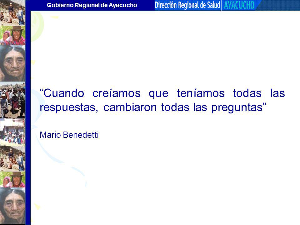 Cuando creíamos que teníamos todas las respuestas, cambiaron todas las preguntas