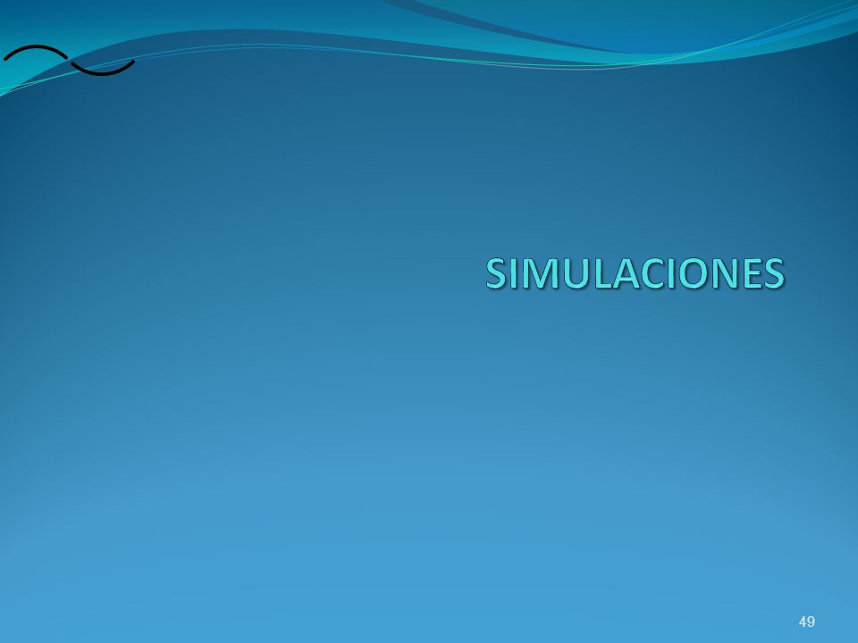 SIMULACIONES El cambio total de la implementación necesita programación completa de sus dispositivos.