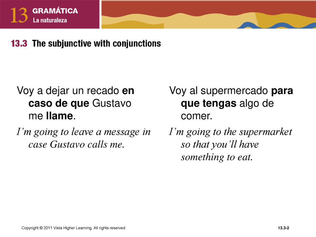 Voy a dejar un recado en caso de que Gustavo me llame.