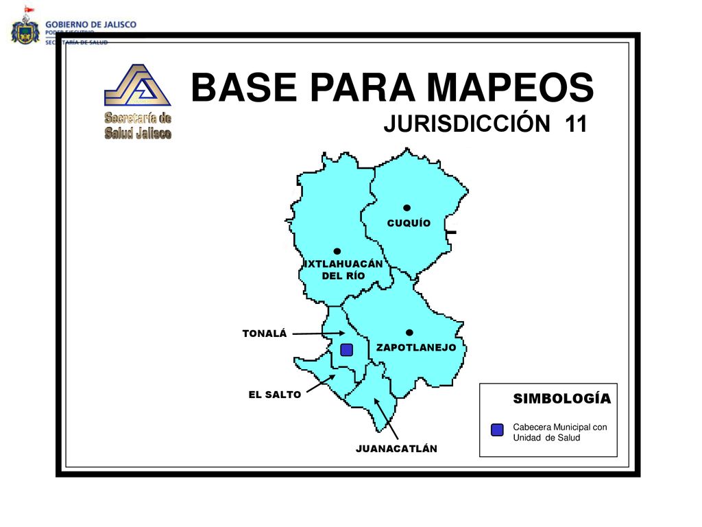 BASE PARA MAPEOS JURISDICCIÓN 11 SIMBOLOGÍA CUQUÍO IXTLAHUACÁN DEL RÍO