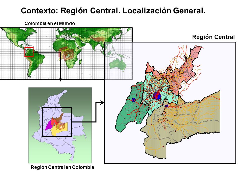 Contexto: Región Central. Localización General.