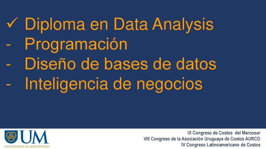 Diploma en Data Analysis Programación Diseño de bases de datos