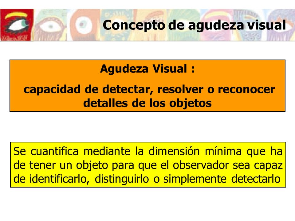 Concepto de agudeza visual