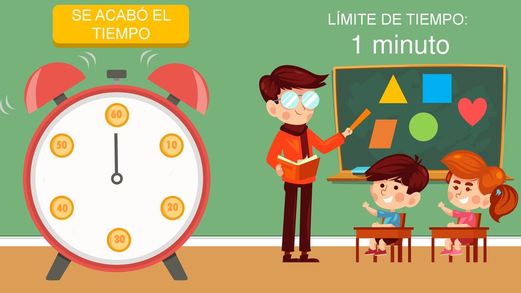 1 minuto INICIAR TEMPORIZADOR SE ACABÓ EL TIEMPO LÍMITE DE TIEMPO: 60