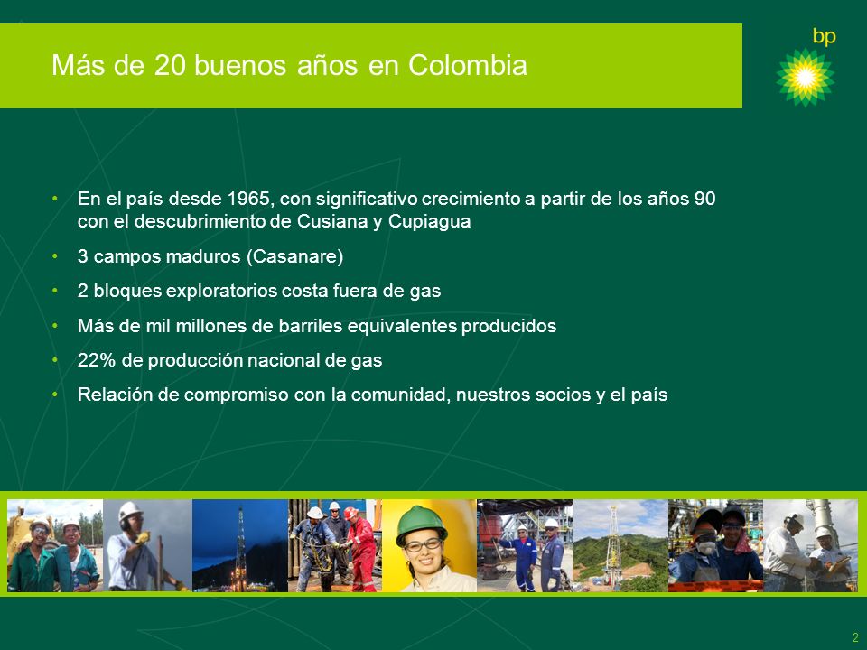 Más de 20 buenos años en Colombia