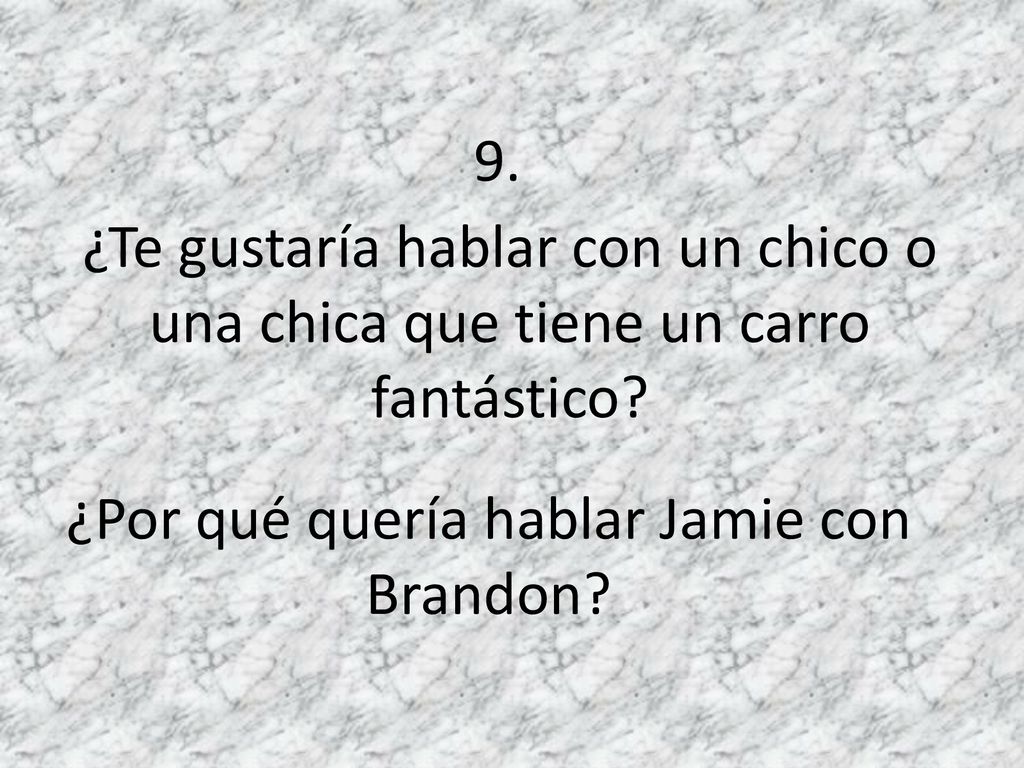 ¿Por qué quería hablar Jamie con Brandon