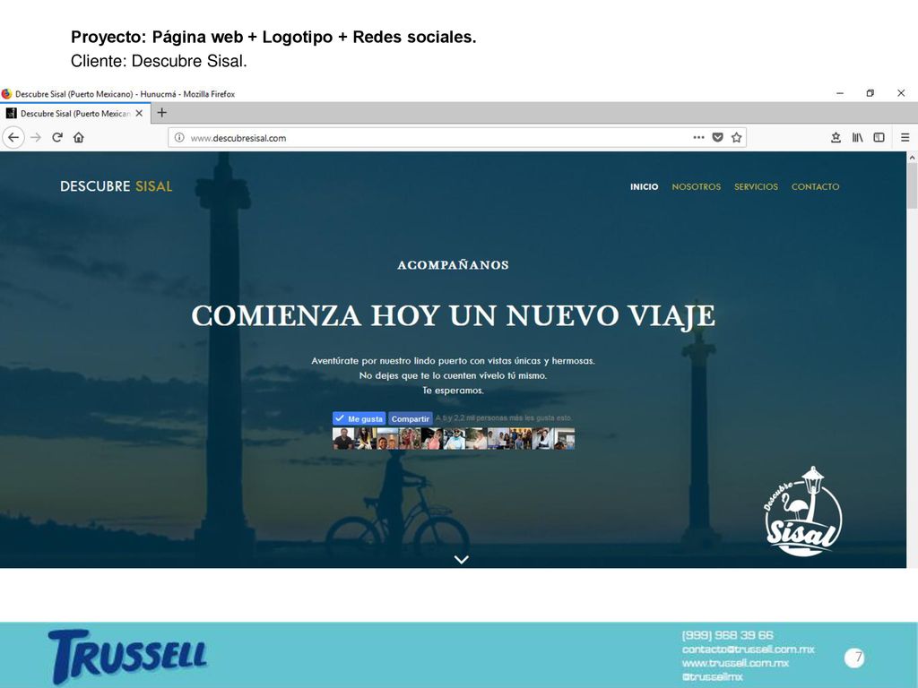 Proyecto: Página web + Logotipo + Redes sociales