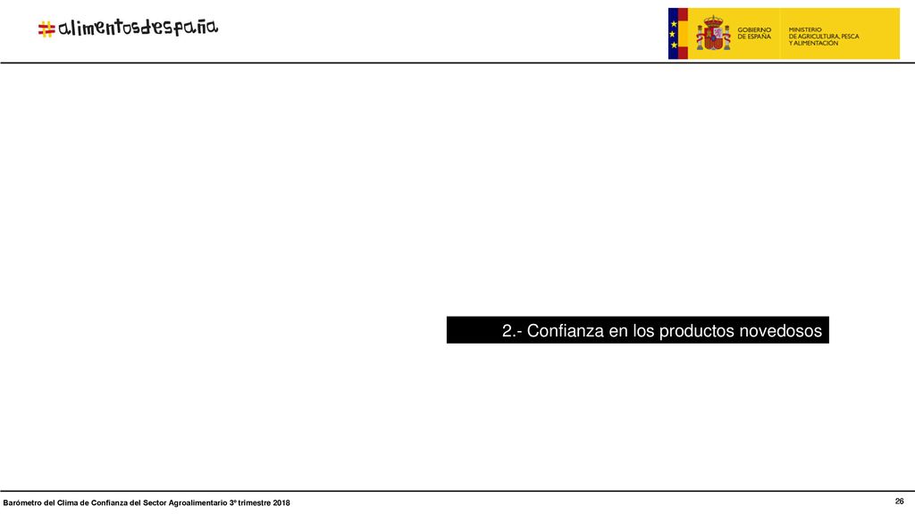 2.- Confianza en los productos novedosos