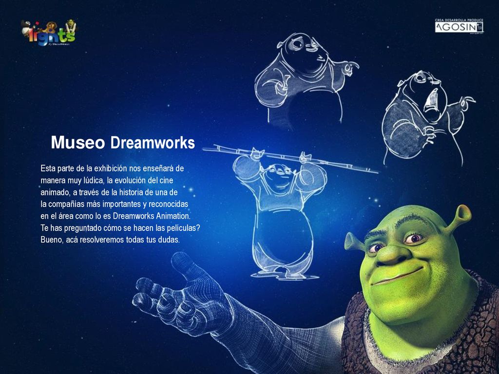 Museo Dreamworks Esta parte de la exhibición nos enseñará de