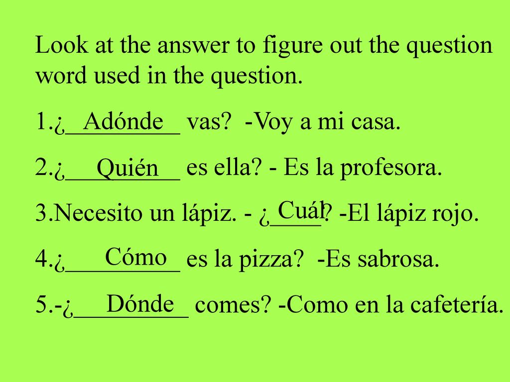 Look at the answer to figure out the question word used in the question.