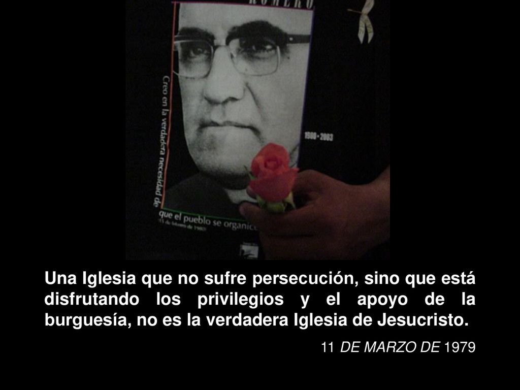 Una Iglesia que no sufre persecución, sino que está disfrutando los privilegios y el apoyo de la burguesía, no es la verdadera Iglesia de Jesucristo.