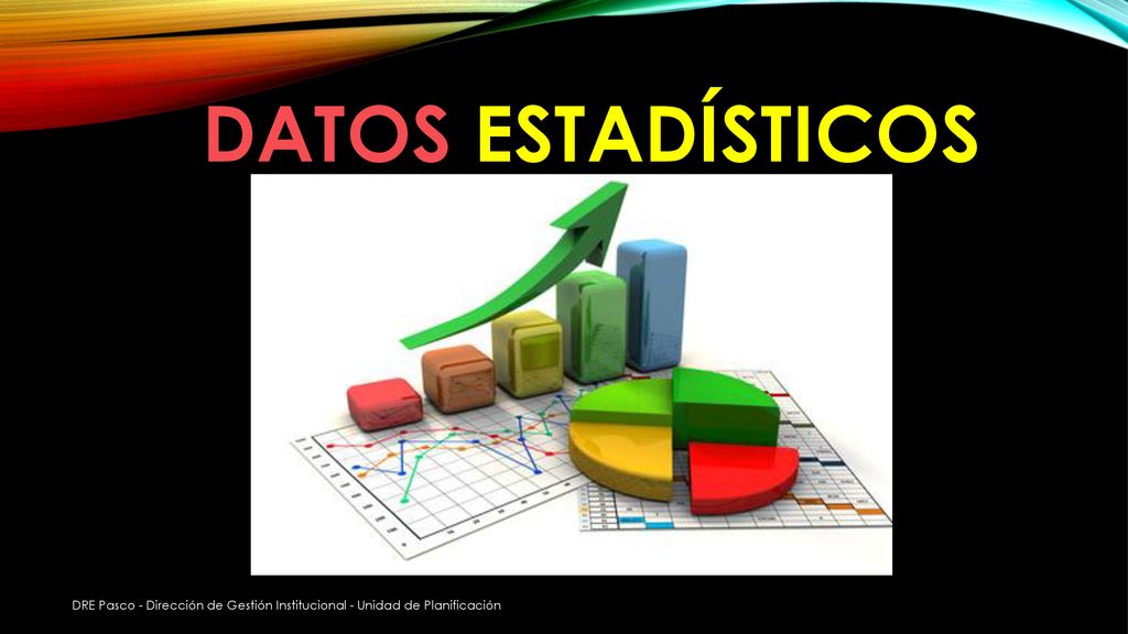 Datos estadísticos DRE Pasco - Dirección de Gestión Institucional - Unidad de Planificación