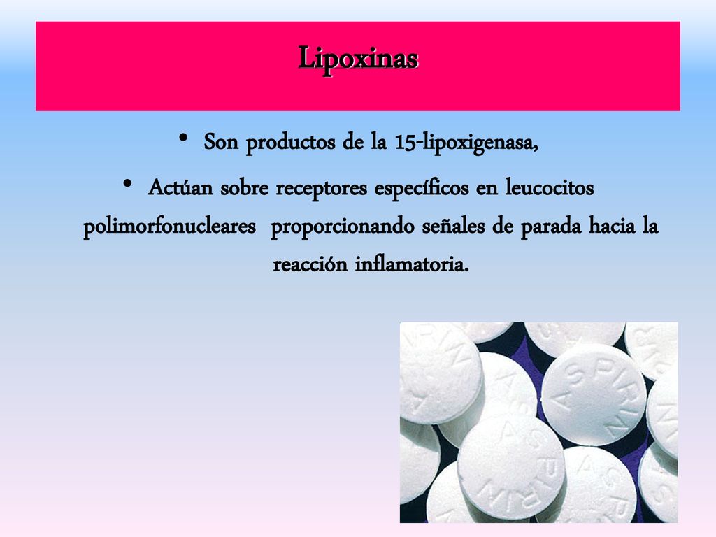 Son productos de la 15-lipoxigenasa,