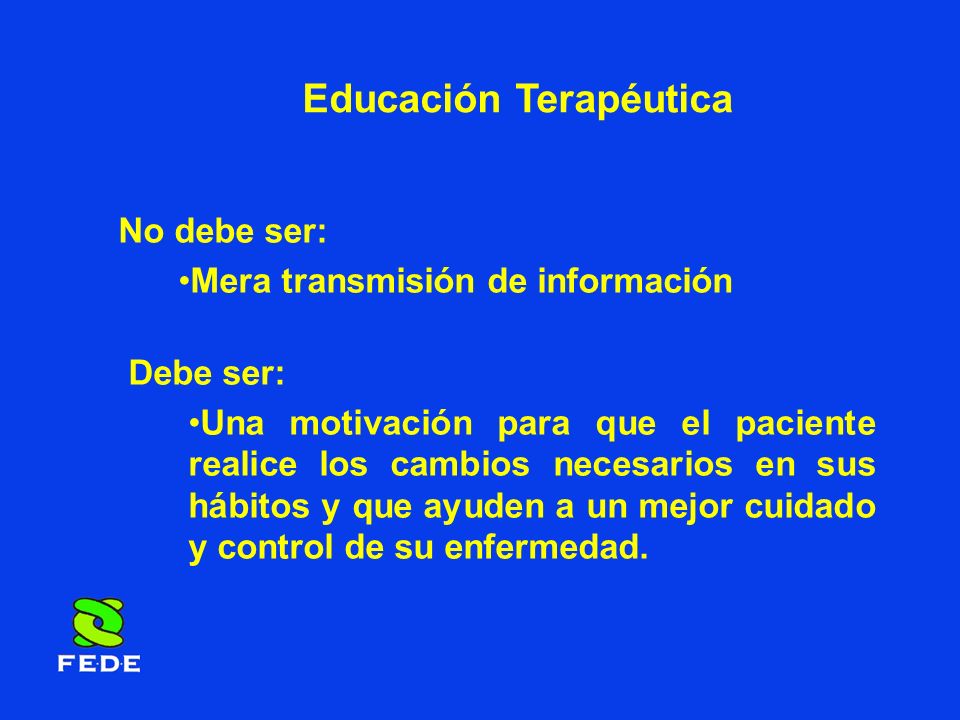 Educación Terapéutica