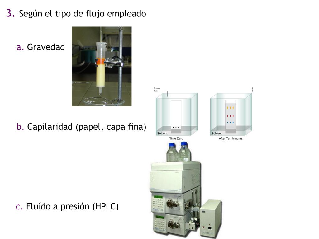 3. Según el tipo de flujo empleado