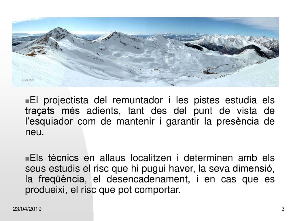 El projectista del remuntador i les pistes estudia els traçats més adients, tant des del punt de vista de l’esquiador com de mantenir i garantir la presència de neu.