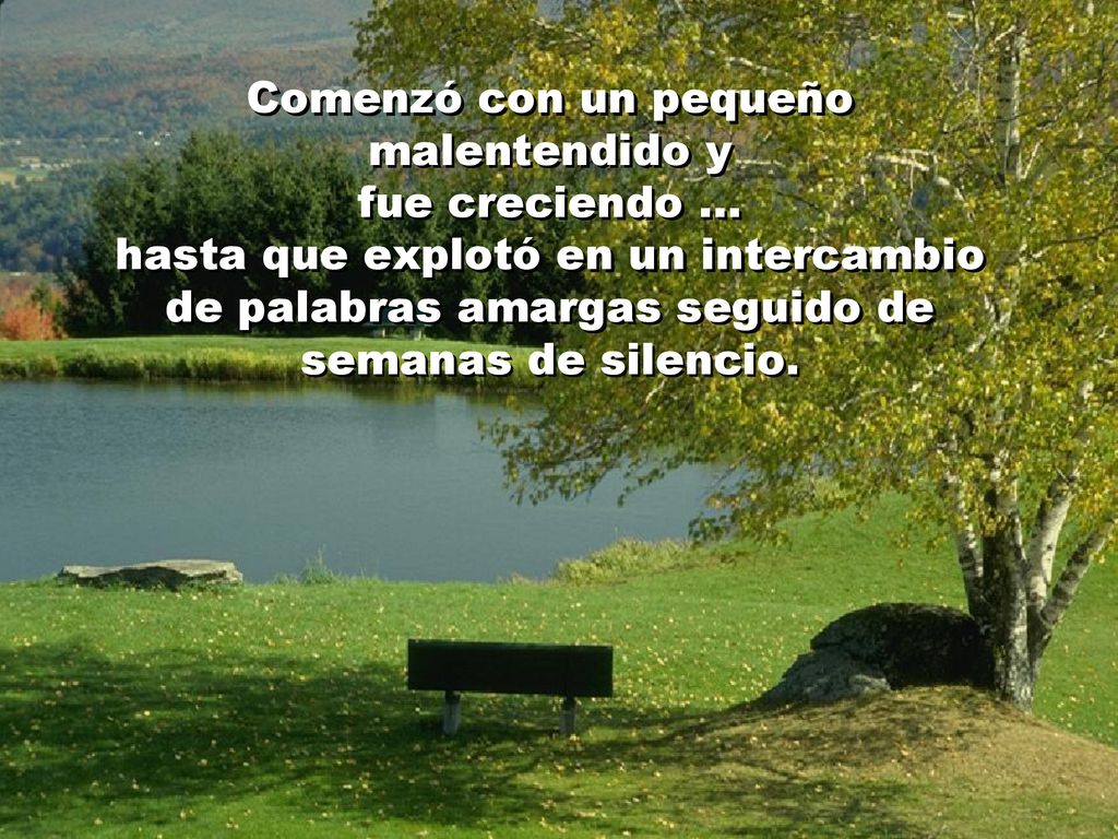Comenzó con un pequeño malentendido y fue creciendo … hasta que explotó en un intercambio de palabras amargas seguido de semanas de silencio.