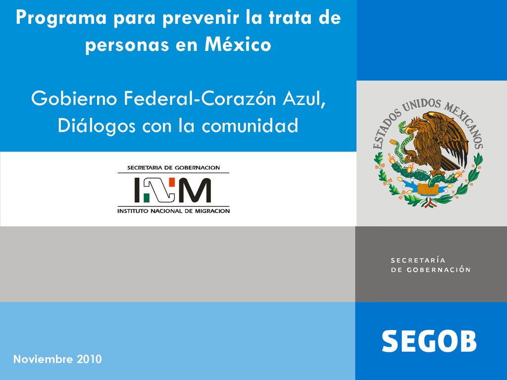 Programa para prevenir la trata de personas en México Gobierno Federal-Corazón Azul, Diálogos con la comunidad
