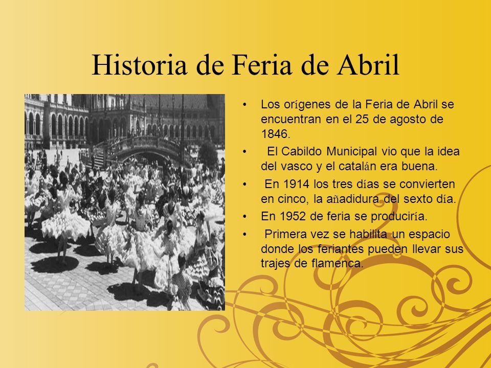 Historia de Feria de Abril