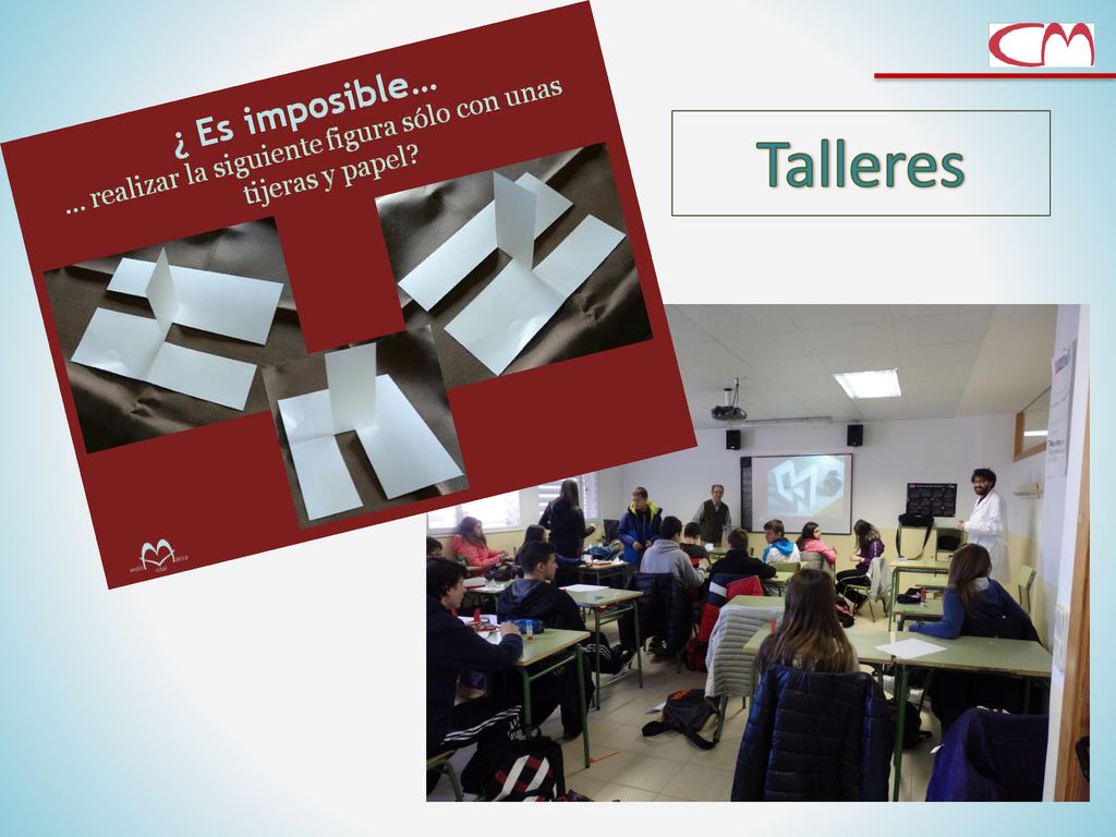 Talleres Poner algunos de ejemplo, para bien con una imagen de la presentacion o fotos