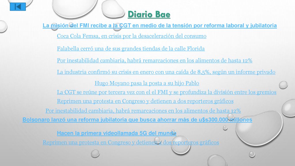 Diario Bae La misión del FMI recibe a la CGT en medio de la tensión por reforma laboral y jubilatoria.