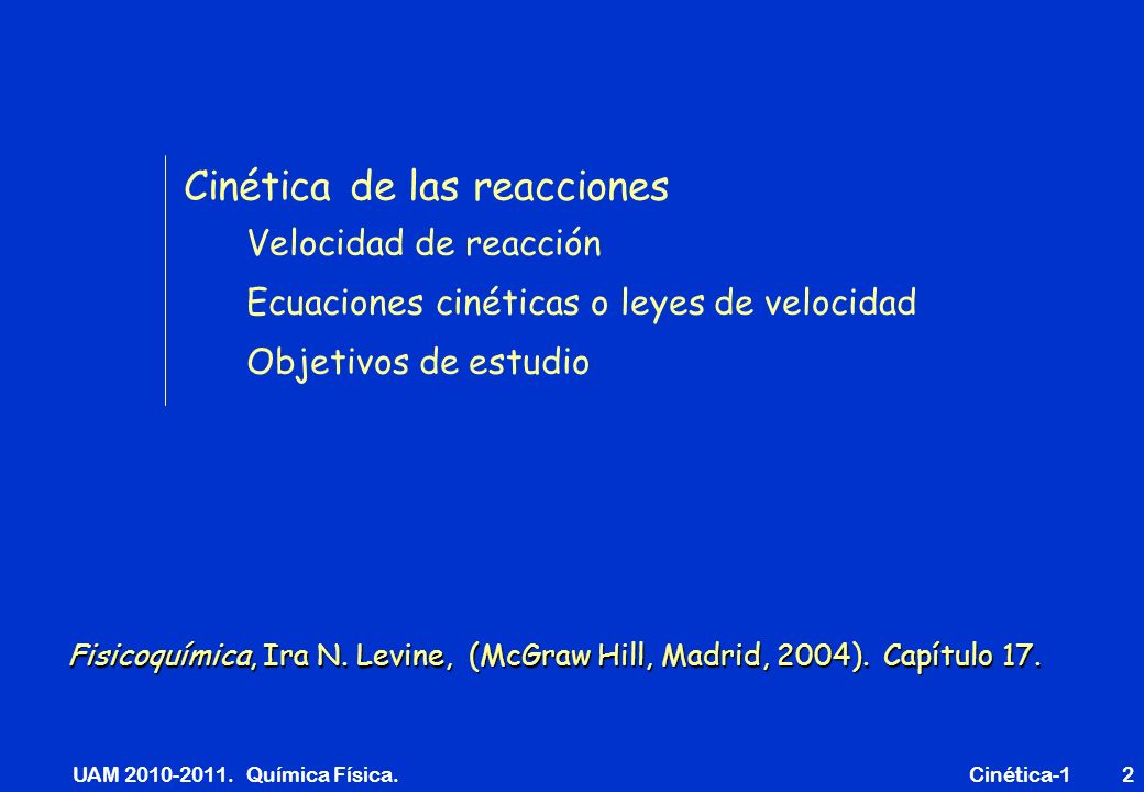 UAM Química Física. Cinética-1