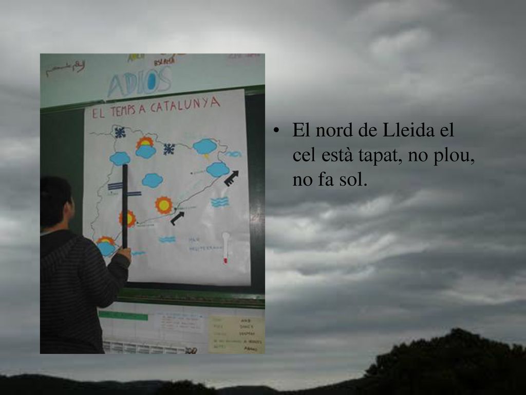 El nord de Lleida el cel està tapat, no plou, no fa sol.