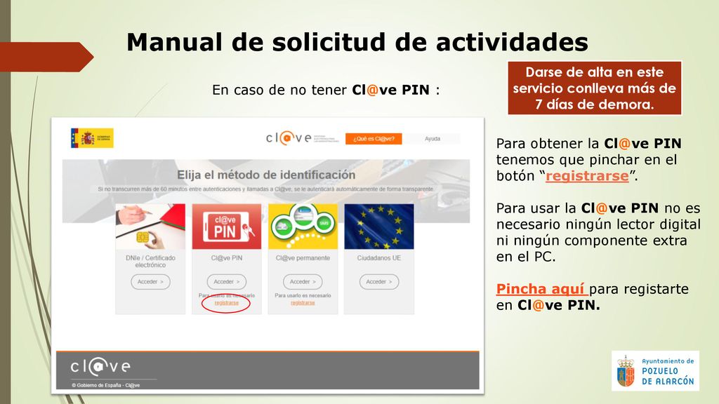 Darse de alta en este servicio conlleva más de 7 días de demora.