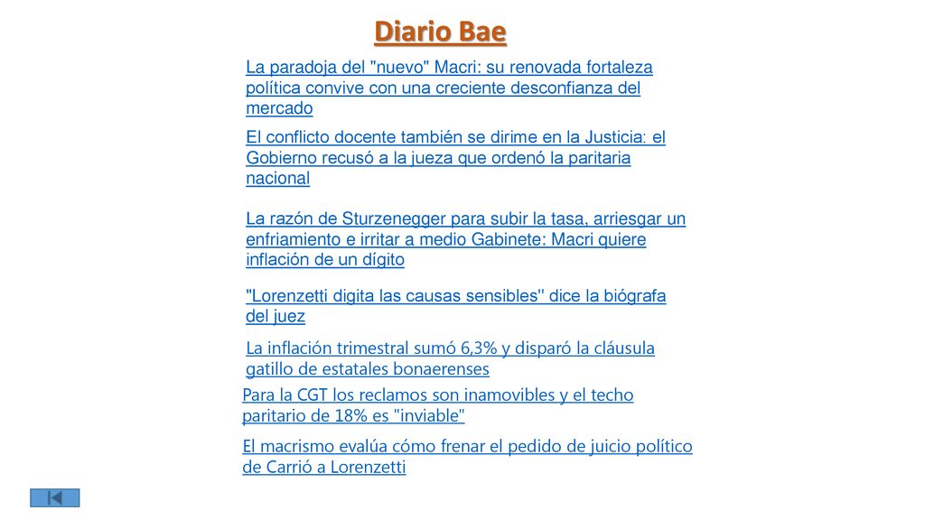Diario Bae La paradoja del nuevo Macri: su renovada fortaleza política convive con una creciente desconfianza del mercado.