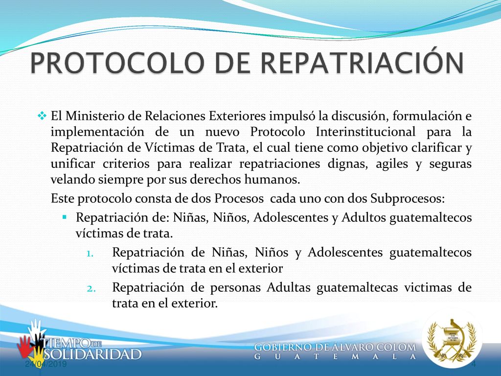 Este protocolo consta de dos Procesos cada uno con dos Subprocesos: