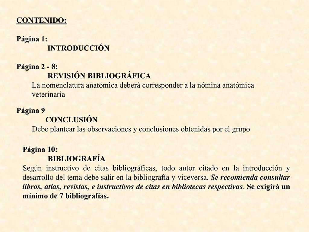 CONTENIDO: Página 1: INTRODUCCIÓN. Página 2 - 8: REVISIÓN BIBLIOGRÁFICA.
