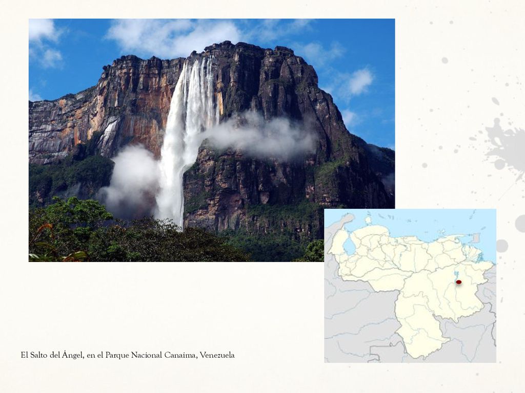 El Salto del Ángel, en el Parque Nacional Canaima, Venezuela