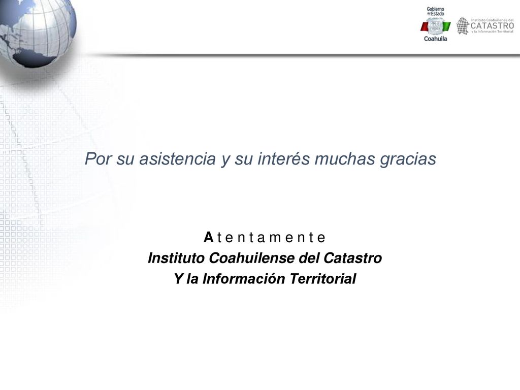 Instituto Coahuilense del Catastro Y la Información Territorial