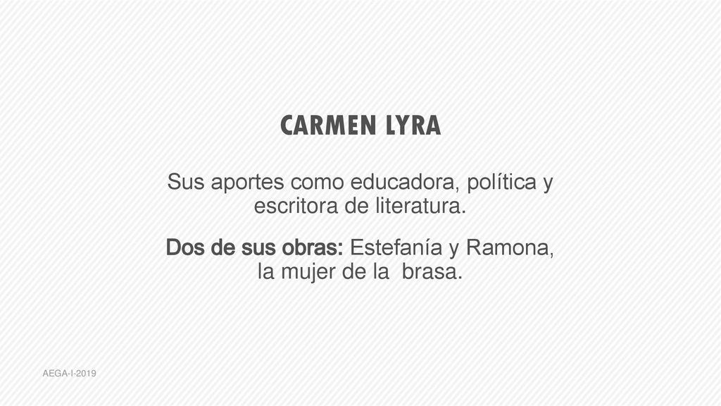 Carmen Lyra Sus aportes como educadora, política y escritora de literatura.