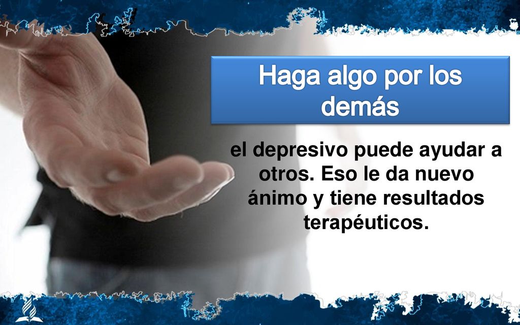 Haga algo por los demás el depresivo puede ayudar a otros.