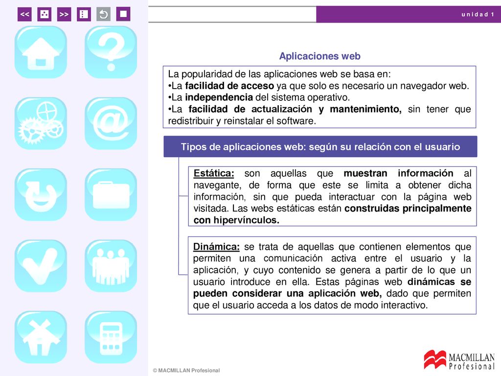 Tipos de aplicaciones web: según su relación con el usuario