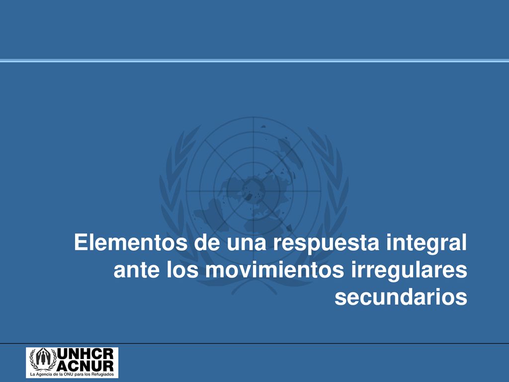 Elementos de una respuesta integral ante los movimientos irregulares secundarios