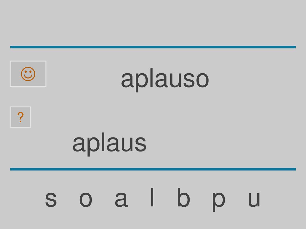 aplauso aplaus s o a l b p u