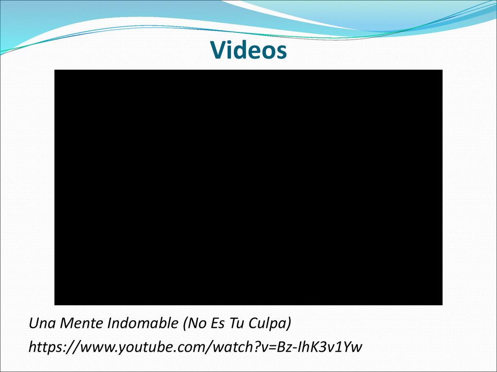 Videos Una Mente Indomable (No Es Tu Culpa)   v=Bz-IhK3v1Yw