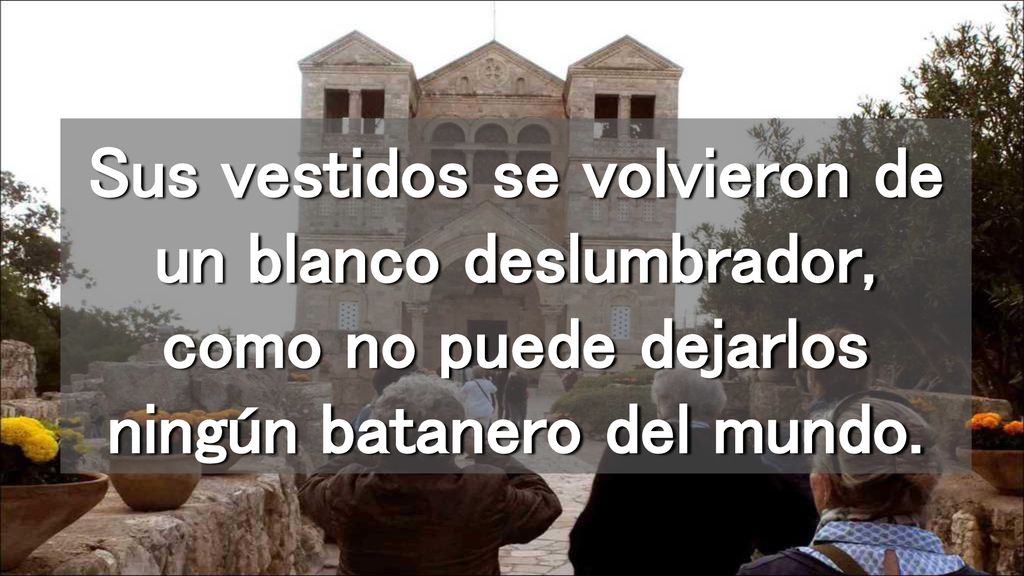Sus vestidos se volvieron de un blanco deslumbrador, como no puede dejarlos ningún batanero del mundo.
