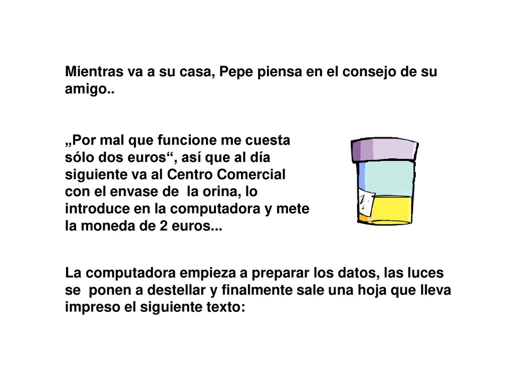 Mientras va a su casa, Pepe piensa en el consejo de su amigo..