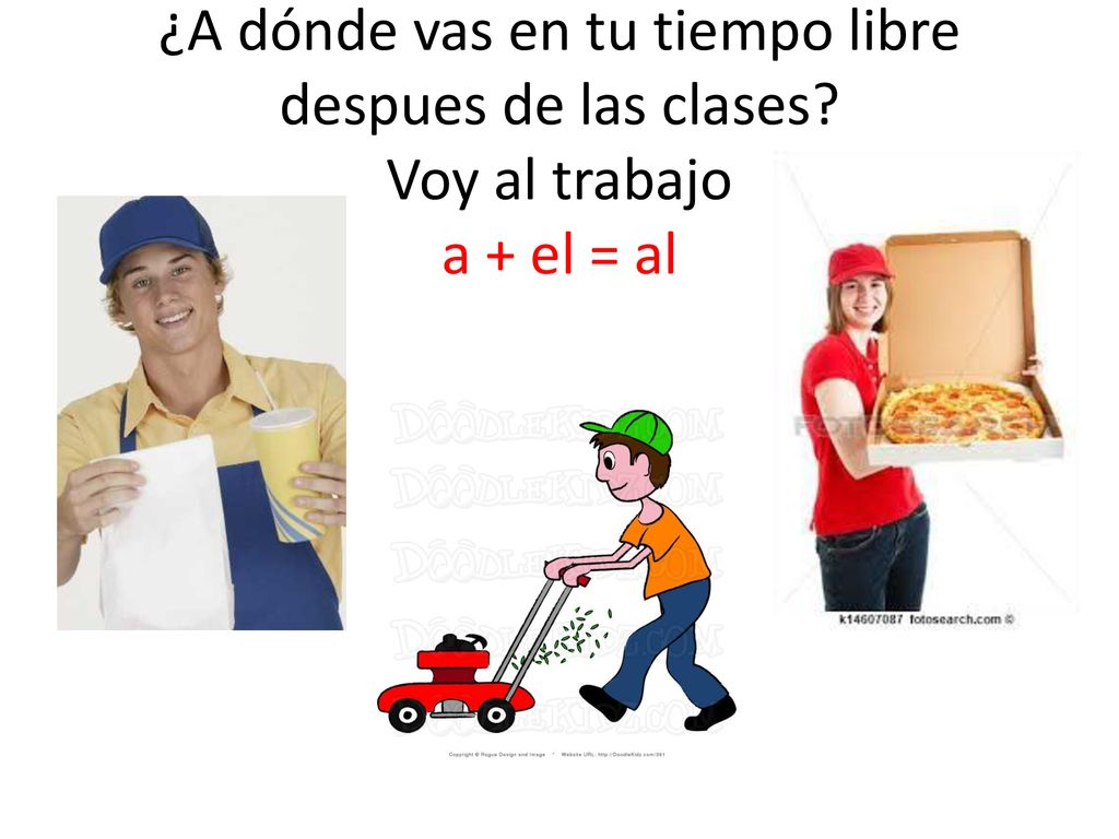 ¿A dónde vas en tu tiempo libre despues de las clases