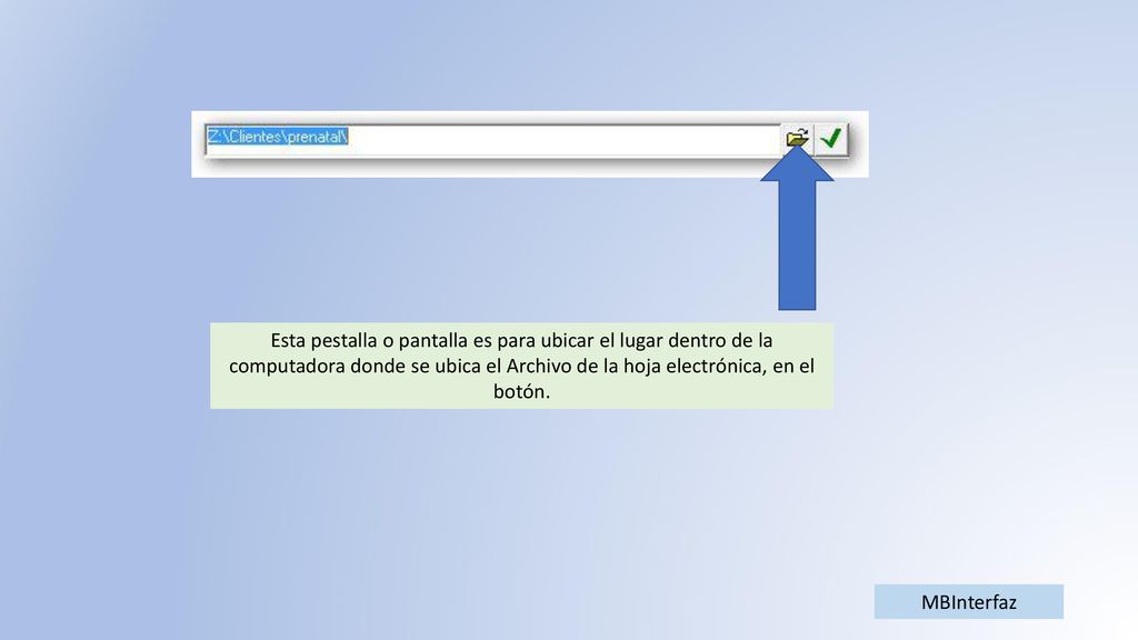 Esta pestalla o pantalla es para ubicar el lugar dentro de la computadora donde se ubica el Archivo de la hoja electrónica, en el botón.