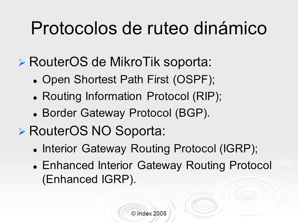 Protocolos de ruteo dinámico