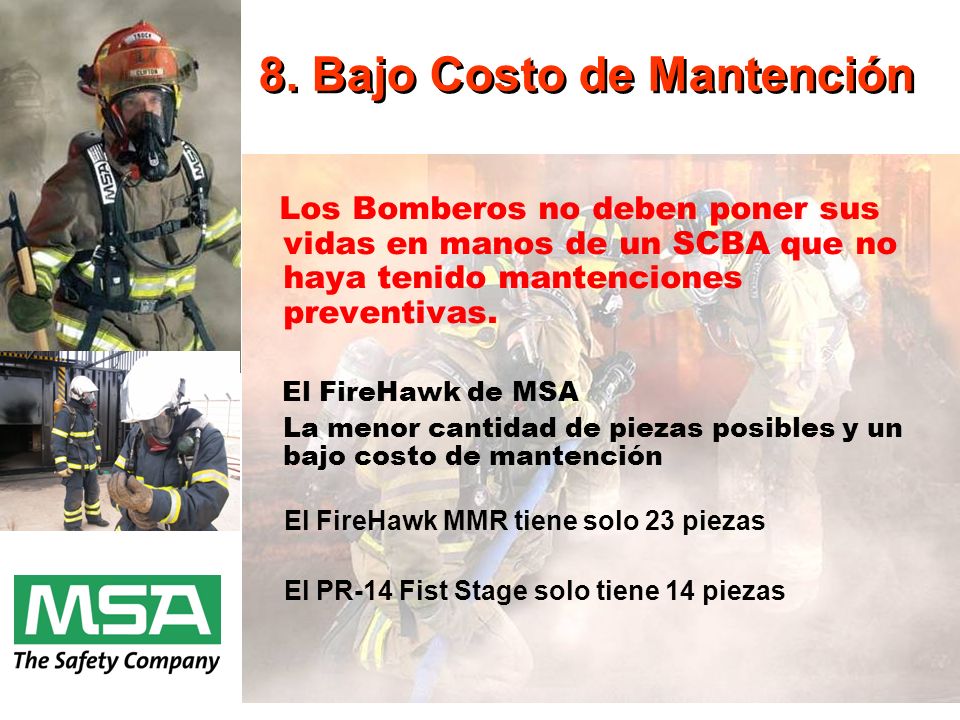 8. Bajo Costo de Mantención