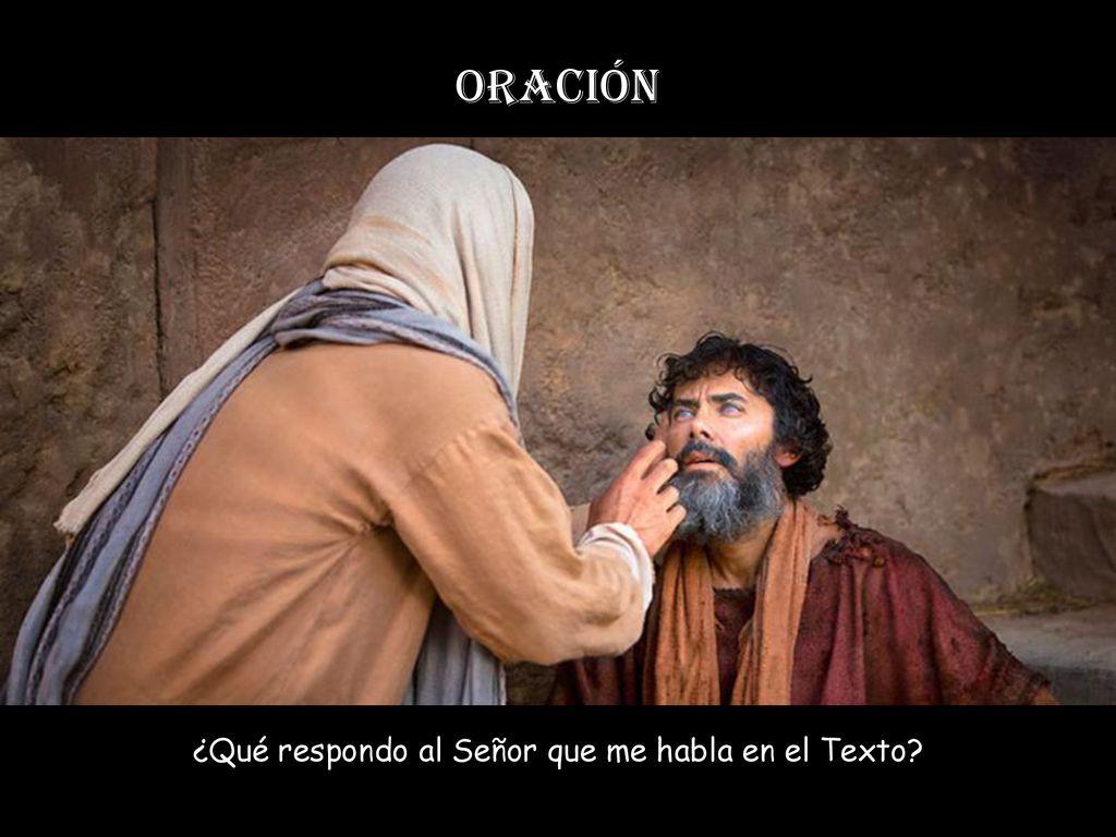 ¿Qué respondo al Señor que me habla en el Texto